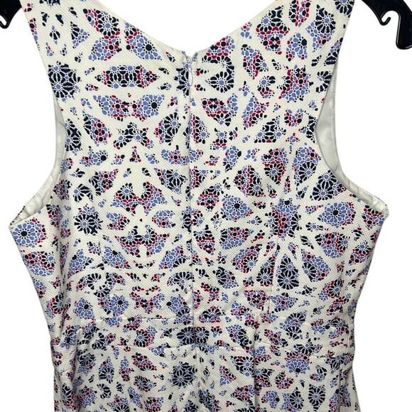 Cece Cynthia Steffe Eastyn Women’s Size 8 Fit & Flare Dress Mosaic Cutout - Picture 4 of 6